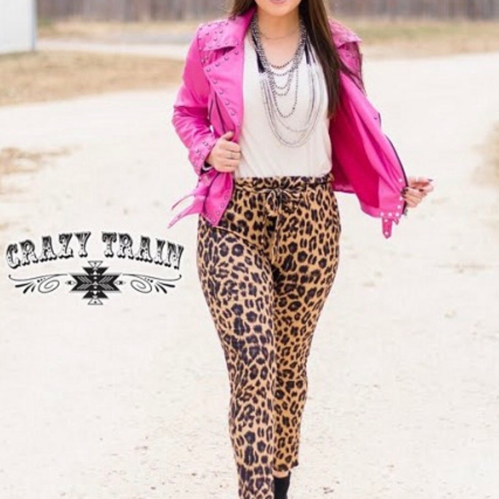 Crazy Train Leopard Errand Pants
